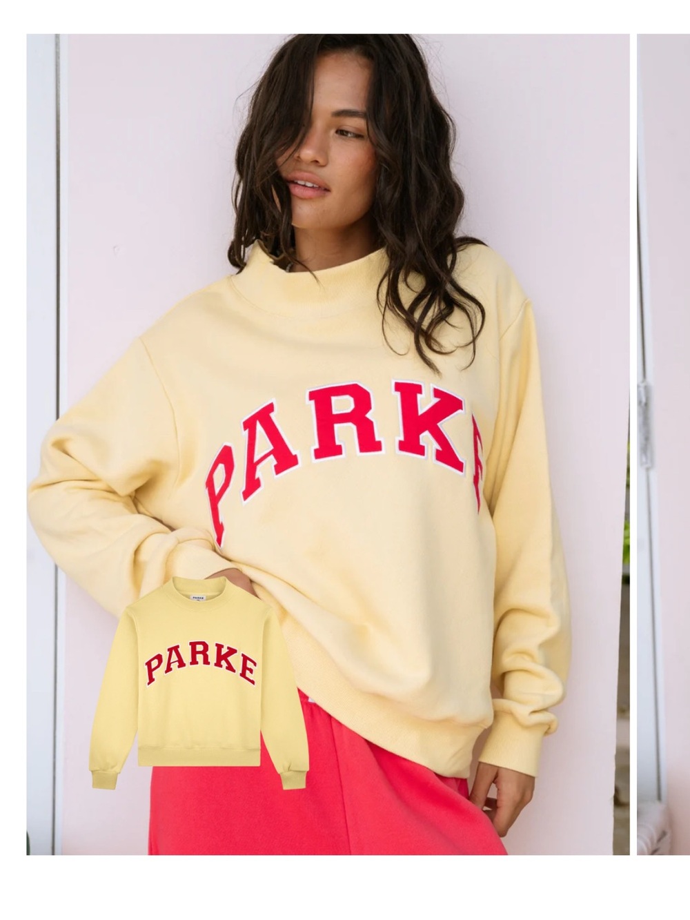 Parke Summerland Lemonade heritage  mockneck Sweatshirt
